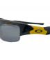 中古・古着 OAKLEY (オークリー) FLAK サングラス ブラック×イエロー サイズ:SIZE 56□21：8000円