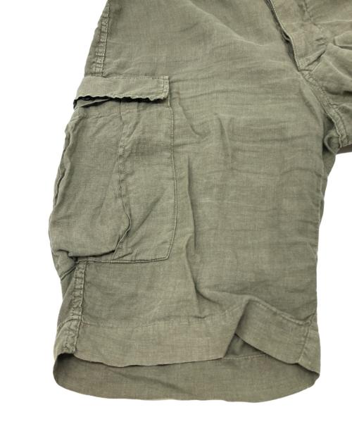 STONE ISLAND（ストーンアイランド）STONE ISLAND (ストーンアイランド) ハーフカーゴパンツ カーキ サイズ:46の古着・服飾アイテム
