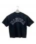 NAUTICA（ノーティカ）の古着「半袖カットソー　アーチロゴショートスリーブTシャツ」｜ブラック