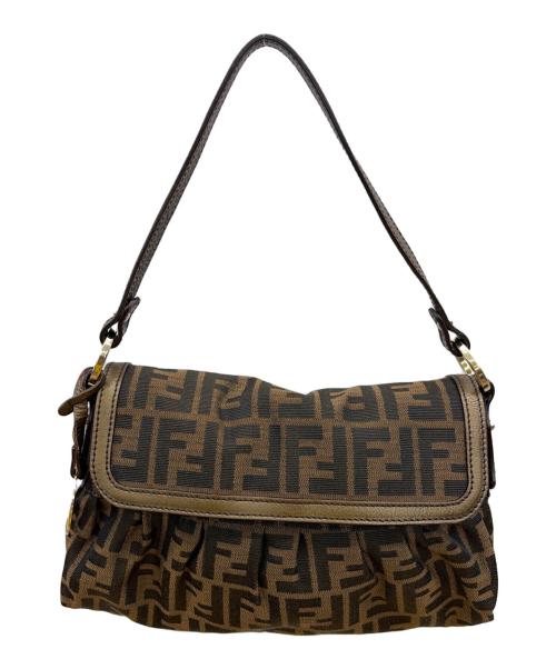 FENDI（フェンディ）FENDI (フェンディ) ズッカ	シェフバッグ ブラウンの古着・服飾アイテム