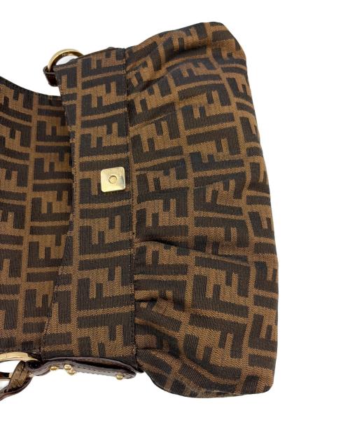 FENDI（フェンディ）FENDI (フェンディ) ズッカ	シェフバッグ ブラウンの古着・服飾アイテム