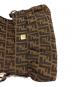 中古・古着 FENDI (フェンディ) ズッカ	シェフバッグ ブラウン：85000円