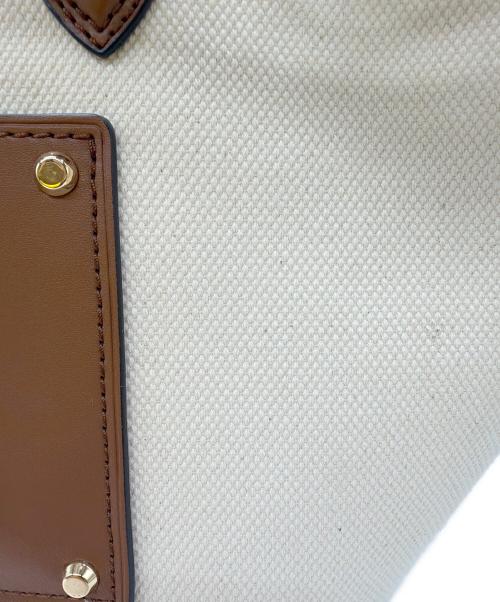 MICHAEL KORS（マイケルコース）MICHAEL KORS (マイケルコース) トートバッグ ベージュ×ブラウンの古着・服飾アイテム