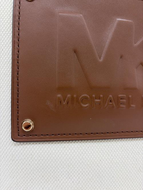 MICHAEL KORS（マイケルコース）MICHAEL KORS (マイケルコース) トートバッグ ベージュ×ブラウンの古着・服飾アイテム