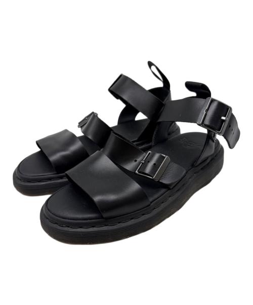 Dr.Martens（ドクターマーチン）Dr.Martens (ドクターマーチン)  Gryphon（グリフォン） Brando Leather Gladiator Sandals　	ストラップサンダル ブラック サイズ:25の古着・服飾アイテム