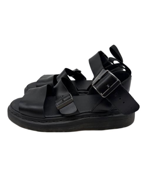 Dr.Martens（ドクターマーチン）Dr.Martens (ドクターマーチン)  Gryphon（グリフォン） Brando Leather Gladiator Sandals　	ストラップサンダル ブラック サイズ:25の古着・服飾アイテム