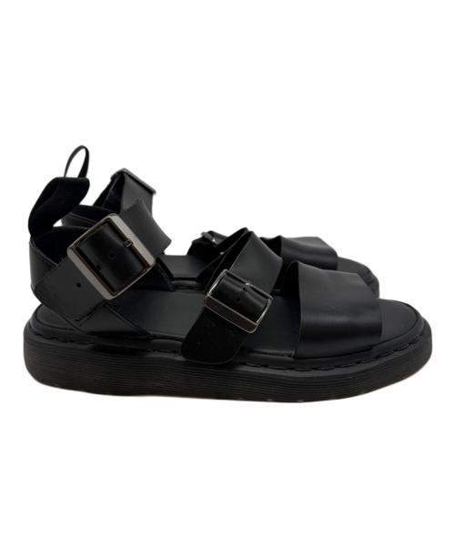 Dr.Martens（ドクターマーチン）Dr.Martens (ドクターマーチン)  Gryphon（グリフォン） Brando Leather Gladiator Sandals　	ストラップサンダル ブラック サイズ:25の古着・服飾アイテム