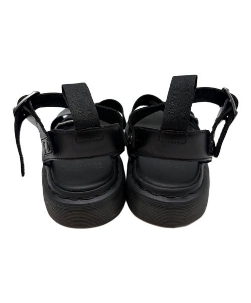 Dr.Martens（ドクターマーチン）Dr.Martens (ドクターマーチン)  Gryphon（グリフォン） Brando Leather Gladiator Sandals　	ストラップサンダル ブラック サイズ:25の古着・服飾アイテム