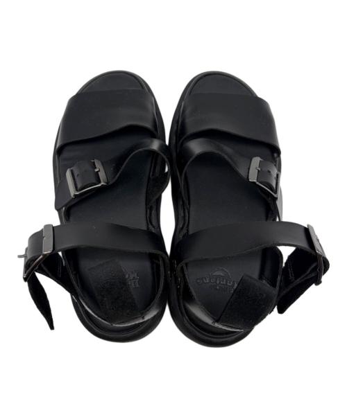 Dr.Martens（ドクターマーチン）Dr.Martens (ドクターマーチン)  Gryphon（グリフォン） Brando Leather Gladiator Sandals　	ストラップサンダル ブラック サイズ:25の古着・服飾アイテム