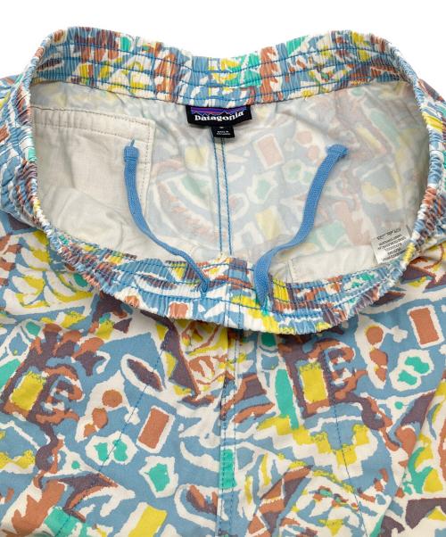 Patagonia（パタゴニア）Patagonia (パタゴニア) ファンホッガ・ショーツ スカイブルー×イエロー サイズ:Ｍの古着・服飾アイテム