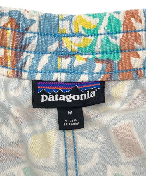 Patagonia（パタゴニア）Patagonia (パタゴニア) ファンホッガ・ショーツ スカイブルー×イエロー サイズ:Ｍの古着・服飾アイテム