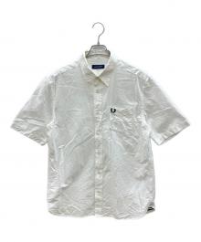 FRED PERRY（フレッドペリー）の古着「半袖シャツ　Oxford Short Sleeve Shirt」｜ホワイト
