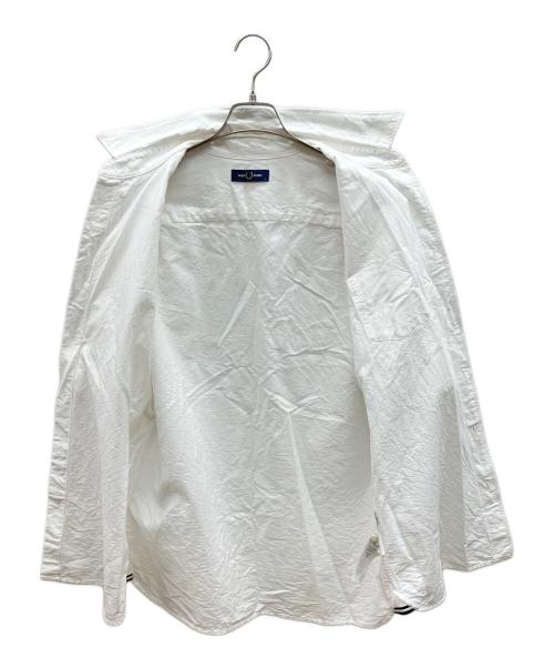 FRED PERRY（フレッドペリー）FRED PERRY (フレッドペリー) 半袖シャツ　Oxford Short Sleeve Shirt ホワイト サイズ:Lの古着・服飾アイテム