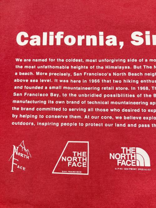 THE NORTH FACE（ザ ノース フェイス）THE NORTH FACE (ザ ノース フェイス) 半袖カットソー レッド サイズ:XLの古着・服飾アイテム