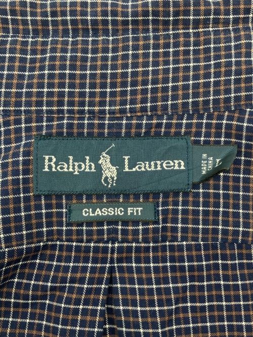 RALPH LAUREN（ラルフローレン）RALPH LAUREN (ラルフローレン) 長袖シャツ ネイビー サイズ:Lの古着・服飾アイテム