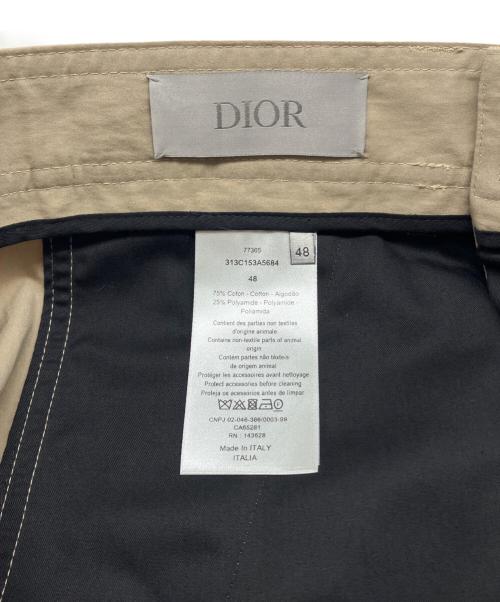 Dior（ディオール）Dior (ディオール) ナイロンカーゴパンツ ブラウン×ブラック サイズ:48 未使用品の古着・服飾アイテム