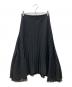 ISSEY MIYAKE WHITE LABEL (イッセイミヤケホワイトレーベル) レースライニングプリーツスカート ブラック サイズ:2：25000円