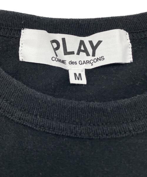 PLAY COMME des GARCONS（プレイコムデギャルソン）PLAY COMME des GARCONS (プレイコムデギャルソン) 長袖カットソー ブラック サイズ:Ｍの古着・服飾アイテム