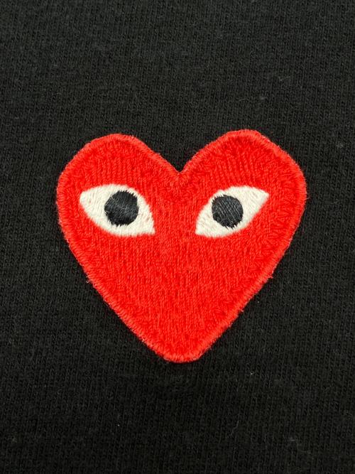 PLAY COMME des GARCONS（プレイコムデギャルソン）PLAY COMME des GARCONS (プレイコムデギャルソン) 長袖カットソー ブラック サイズ:Ｍの古着・服飾アイテム