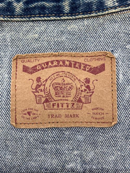 FITTZ（フィッツ）FITTZ (フィッツ) デニムジャケット インディゴ サイズ:Lの古着・服飾アイテム