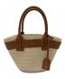 Her lip to（ハーリップトゥ）の古着「Palma Mini Tote Bag」｜ベージュ×ブラウン