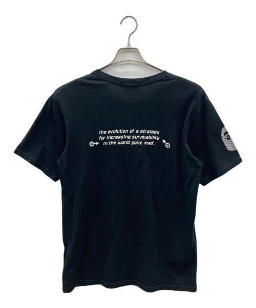 A BATHING APE（アベイシングエイプ）A BATHING APE (アベイシングエイプ) 半袖カットソー ブラック サイズ:Lの古着・服飾アイテム
