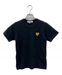 PLAY COMME des GARCONS（プレイコムデギャルソン）の古着「半袖カットソー」｜ブラック