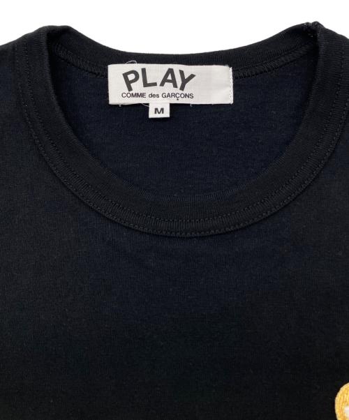 PLAY COMME des GARCONS（プレイコムデギャルソン）PLAY COMME des GARCONS (プレイコムデギャルソン) 半袖カットソー ブラック サイズ:Ｍの古着・服飾アイテム