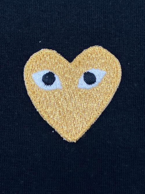 PLAY COMME des GARCONS（プレイコムデギャルソン）PLAY COMME des GARCONS (プレイコムデギャルソン) 半袖カットソー ブラック サイズ:Ｍの古着・服飾アイテム