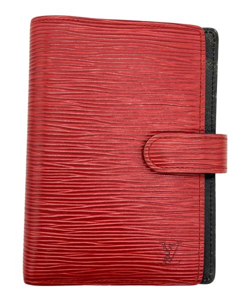 LOUIS VUITTON（ルイ ヴィトン）LOUIS VUITTON (ルイ ヴィトン) 手帳カバー エピ アジェンダPM レッドの古着・服飾アイテム