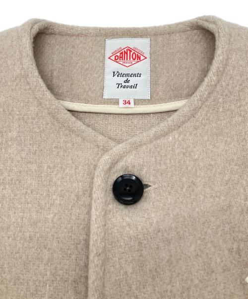 DANTON（ダントン）DANTON (ダントン) ウールモッサ カラーレス ベージュ サイズ:34の古着・服飾アイテム