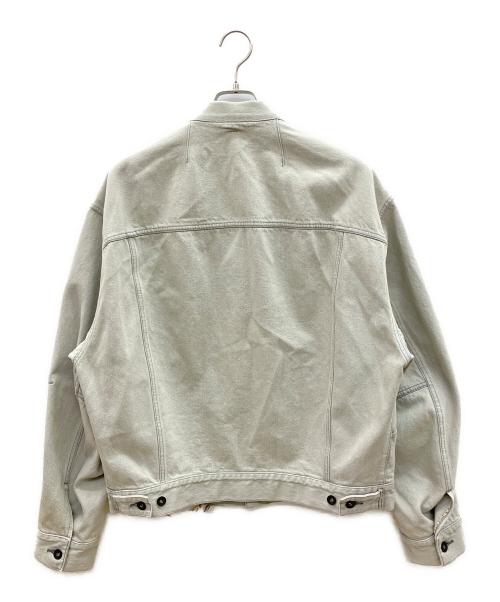 Essay（エッセイ）Essay (エッセイ) デニムジャケット　FOLD COLLAR DENIM JACKET グレー サイズ:SIZE ONEの古着・服飾アイテム