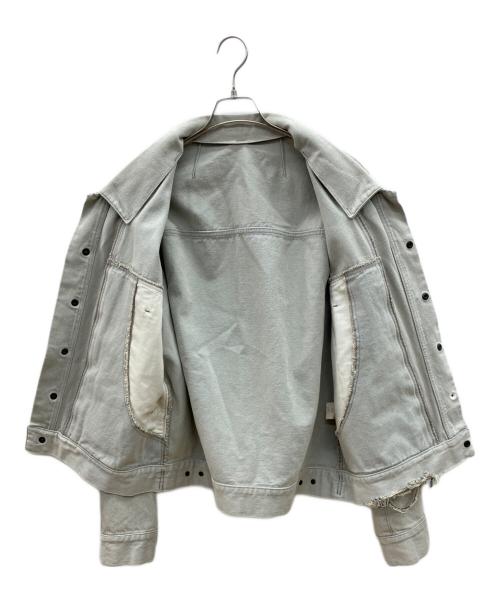 Essay（エッセイ）Essay (エッセイ) デニムジャケット　FOLD COLLAR DENIM JACKET グレー サイズ:SIZE ONEの古着・服飾アイテム