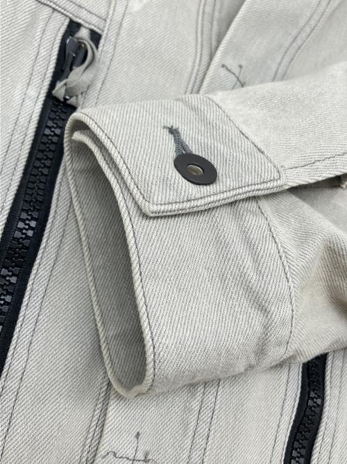Essay（エッセイ）Essay (エッセイ) デニムジャケット　FOLD COLLAR DENIM JACKET グレー サイズ:SIZE ONEの古着・服飾アイテム