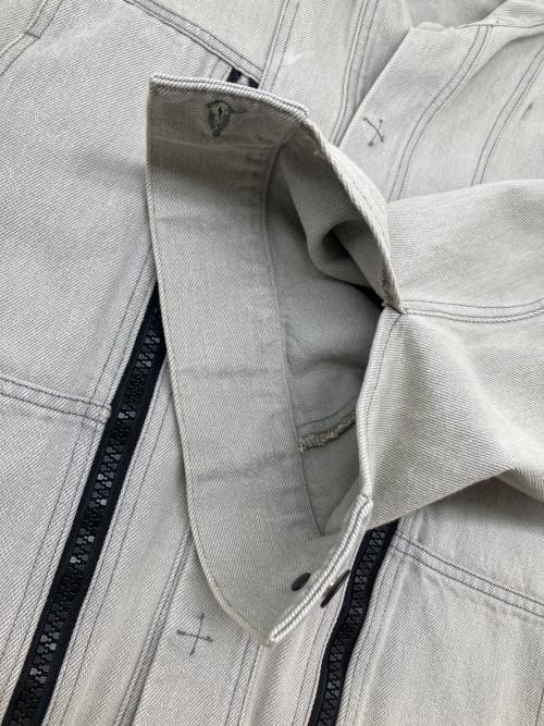 Essay（エッセイ）Essay (エッセイ) デニムジャケット　FOLD COLLAR DENIM JACKET グレー サイズ:SIZE ONEの古着・服飾アイテム