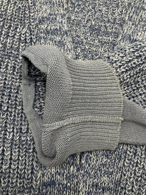 YOKE（ヨーク）YOKE (ヨーク) 厚手カーディガン　5G CONNECTING RIB CARDIGAN ブルー サイズ:2の古着・服飾アイテム