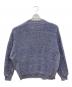 YOKE (ヨーク) 厚手カーディガン　5G CONNECTING RIB CARDIGAN ブルー サイズ:2：10000円