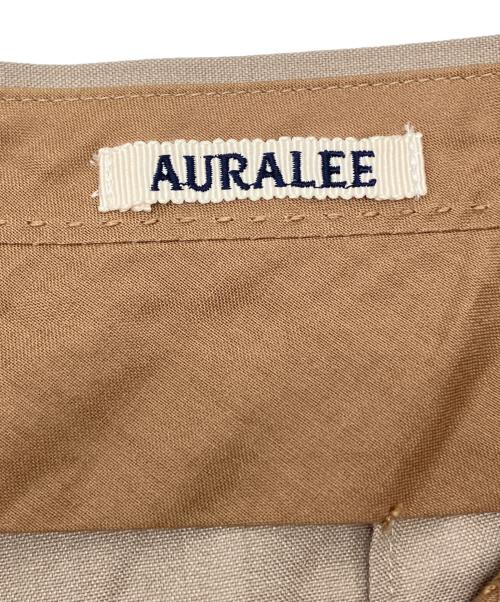 AURALEE（オーラリー）AURALEE (オーラリー) スラックス　WOOL SILK TROPICAL SLACKS ブラウン サイズ:4の古着・服飾アイテム