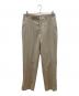 AURALEE（オーラリー）の古着「スラックス　WOOL SILK TROPICAL SLACKS」｜ブラウン