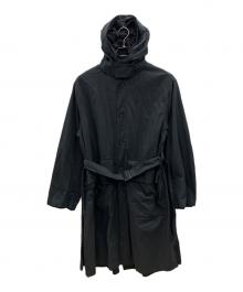 stein（シュタイン）の古着「OVERSIZED LAYERED HOODED COAT」｜ブラック