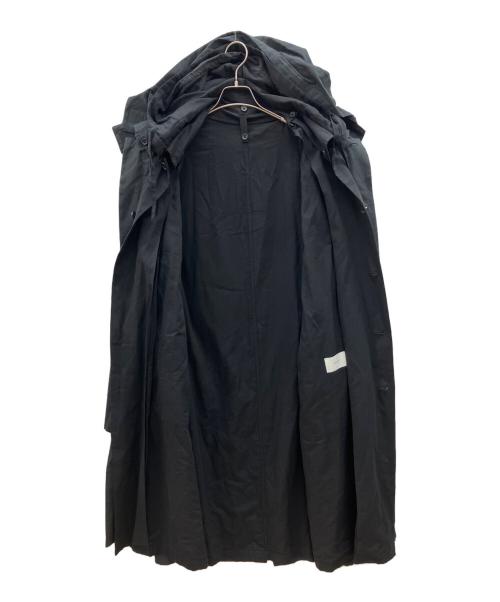 stein（シュタイン）stein (シュタイン) OVERSIZED LAYERED HOODED COAT ブラック サイズ:Ｍの古着・服飾アイテム