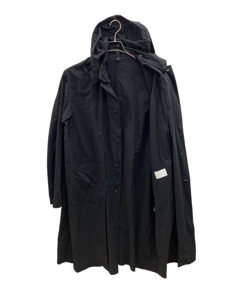 stein（シュタイン）stein (シュタイン) OVERSIZED LAYERED HOODED COAT ブラック サイズ:Ｍの古着・服飾アイテム