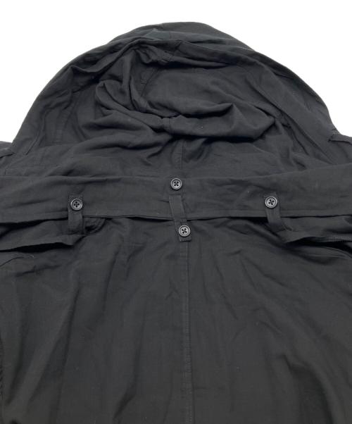 stein（シュタイン）stein (シュタイン) OVERSIZED LAYERED HOODED COAT ブラック サイズ:Ｍの古着・服飾アイテム