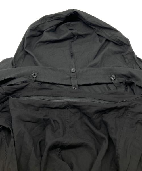 stein（シュタイン）stein (シュタイン) OVERSIZED LAYERED HOODED COAT ブラック サイズ:Ｍの古着・服飾アイテム