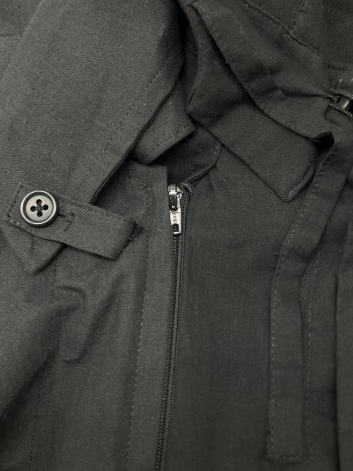 stein（シュタイン）stein (シュタイン) OVERSIZED LAYERED HOODED COAT ブラック サイズ:Ｍの古着・服飾アイテム