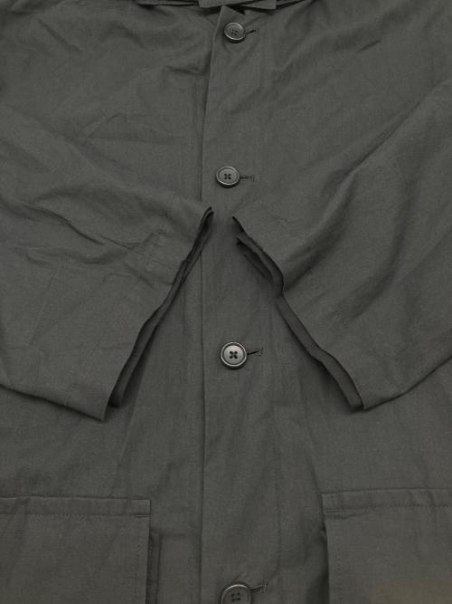 stein（シュタイン）stein (シュタイン) OVERSIZED LAYERED HOODED COAT ブラック サイズ:Ｍの古着・服飾アイテム