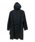 stein (シュタイン) OVERSIZED LAYERED HOODED COAT ブラック サイズ:Ｍ：30000円