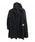 中古・古着 stein (シュタイン) OVERSIZED LAYERED HOODED COAT ブラック サイズ:Ｍ：30000円