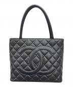 CHANELシャネル）の古着「復刻トートバッグ　ココマーク　マトラッセ」｜ブラック