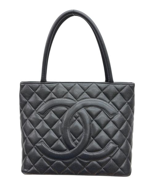 CHANEL（シャネル）CHANEL (シャネル) 復刻トートバッグ　ココマーク　マトラッセ ブラックの古着・服飾アイテム